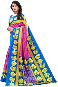 Beautiful Art Silk Saree with Blouse piece-thumb1