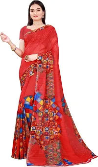 Beautiful Georgette Saree with Blouse piece-thumb2