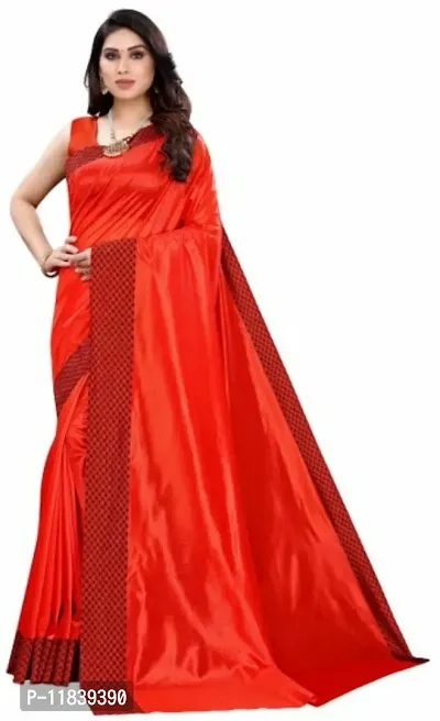 Beautiful Art Silk Saree with Blouse piece-thumb0