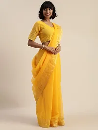 Beautiful Art Silk Saree with Blouse piece-thumb2