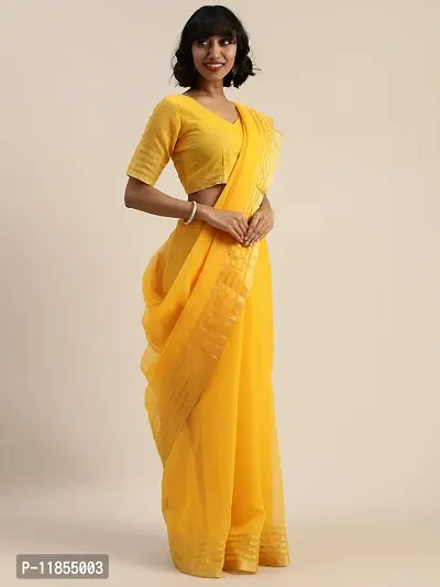 Beautiful Art Silk Saree with Blouse piece-thumb3