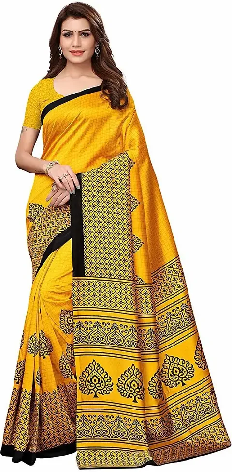 Stylish Fancy Georgette Saree With Blouse Piece For Women