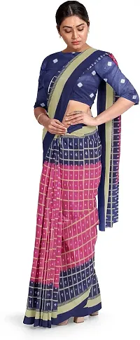 Beautiful Art Silk Saree with Blouse piece-thumb2