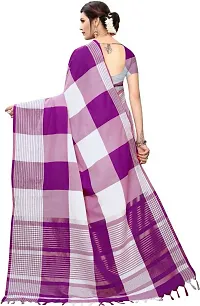 Beautiful Cotton Silk Saree with Blouse Piece-thumb1