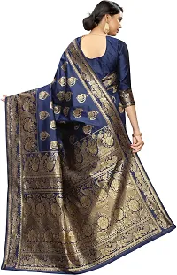 Beautiful Art Silk Saree with Blouse piece-thumb2