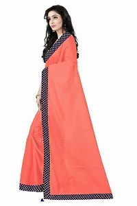 Beautiful Art Silk Saree with Blouse piece-thumb1