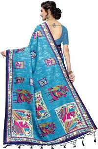 Beautiful Art Silk Saree with Blouse piece-thumb3