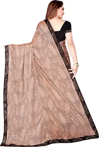 Beautiful Cotton Blend Saree with Blouse piece-thumb3