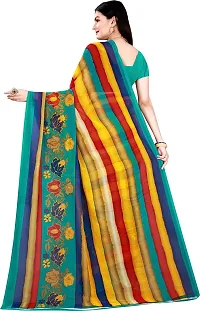 Beautiful Georgette Saree with Blouse piece-thumb1