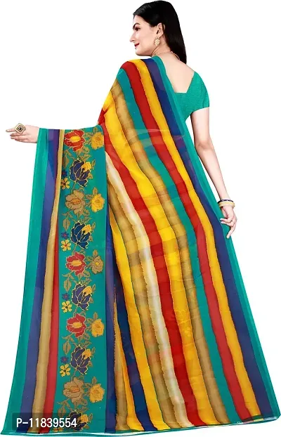 Beautiful Georgette Saree with Blouse piece-thumb2