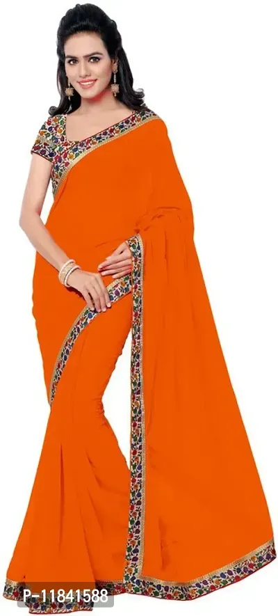 Beautiful Art Silk Saree with Blouse piece