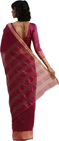 Beautiful Art Silk Saree with Blouse Piece-thumb1