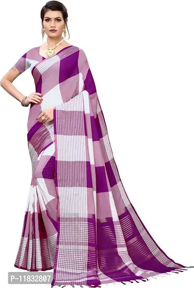 Beautiful Art Silk Saree with Blouse Piece-thumb0