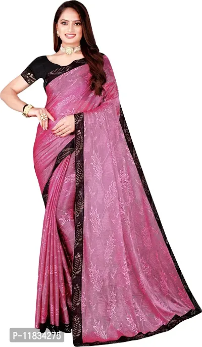 Beautiful Lycra Saree with Blouse Piece