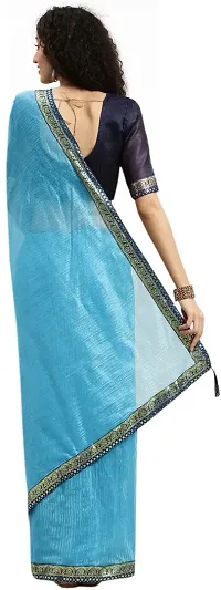 Beautiful Art Silk Saree With Blouse Piece Pack Of 2-thumb2