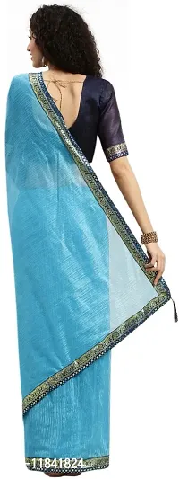 Beautiful Art Silk Saree With Blouse Piece Pack Of 2-thumb3