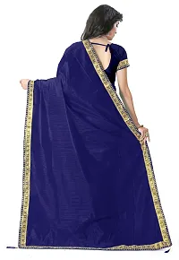 Beautiful Art Silk Saree with Blouse Piece-thumb1