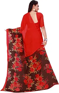 Beautiful Georgette Saree with Blouse piece-thumb3