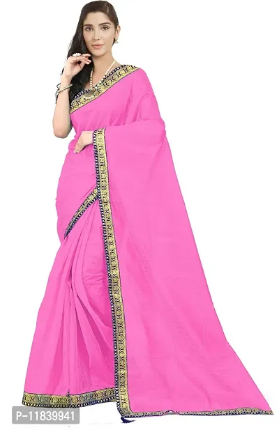 Beautiful Art Silk Saree with Blouse piece-thumb0