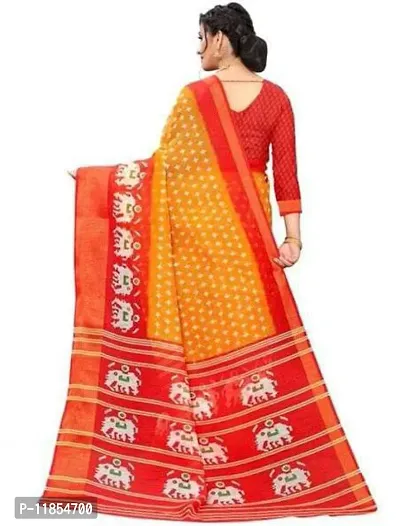 Beautiful Art Silk Saree with Blouse piece-thumb3