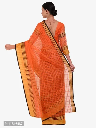 Beautiful Cotton Silk Saree with Blouse piece-thumb2