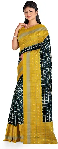 Beautiful Art Silk Saree with Blouse piece-thumb2