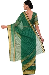 Beautiful Cotton Silk Saree with Blouse Piece-thumb1