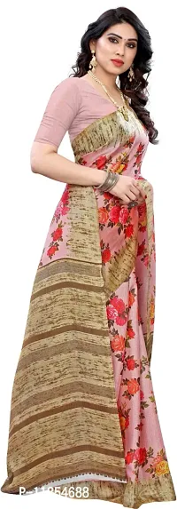 Beautiful Art Silk Saree with Blouse piece-thumb3