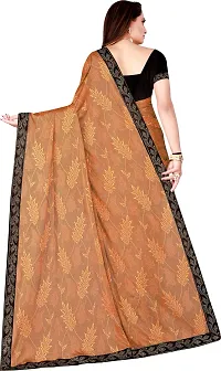 Beautiful Cotton Blend Saree with Blouse piece-thumb2