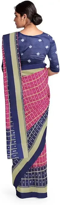 Beautiful Art Silk Saree with Blouse piece-thumb3