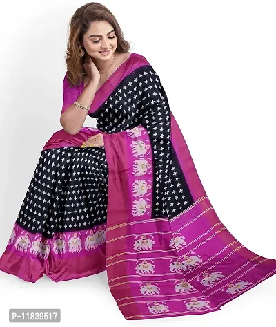 Beautiful Art Silk Saree with Blouse piece-thumb4