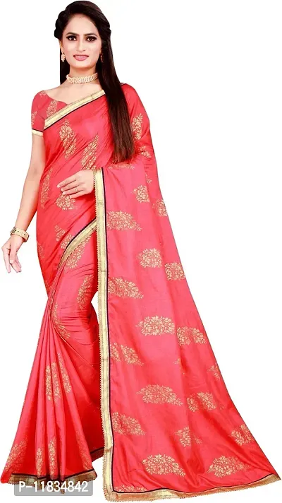 Beautiful Silk Blend Saree with Blouse Piece