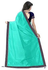 Beautiful Art Silk Saree with Blouse piece-thumb2