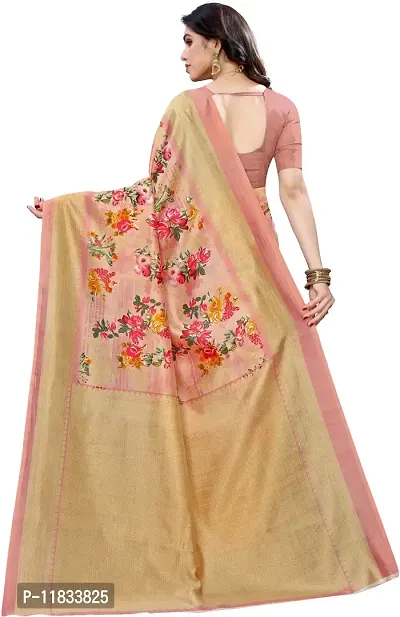 Beautiful Art Silk Saree with Blouse Piece-thumb2