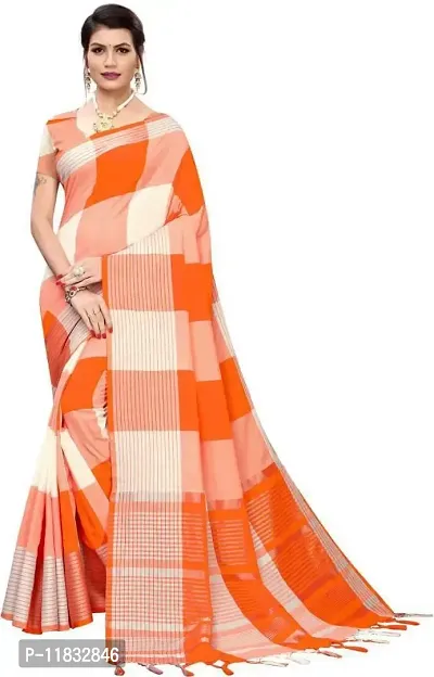 Beautiful Art Silk Saree with Blouse Piece-thumb0