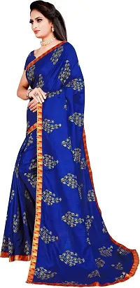 Beautiful Art Silk Saree with Blouse piece-thumb2