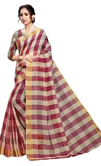 Beautiful Art Silk Saree with Blouse piece-thumb2