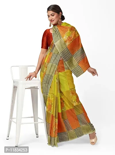 Beautiful Georgette Saree with Blouse Piece-thumb2