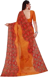 Beautiful Georgette Saree With Blouse Piece Pack Of 2-thumb3