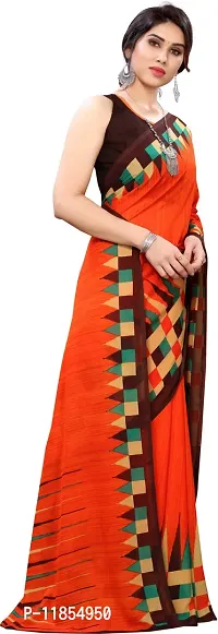 Beautiful Georgette Saree with Blouse piece-thumb3