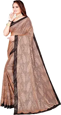 Beautiful Cotton Blend Saree with Blouse piece-thumb2