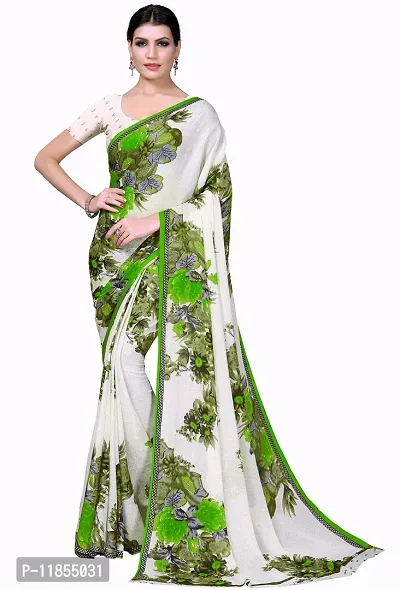 Beautiful Art Silk Saree with Blouse piece-thumb0