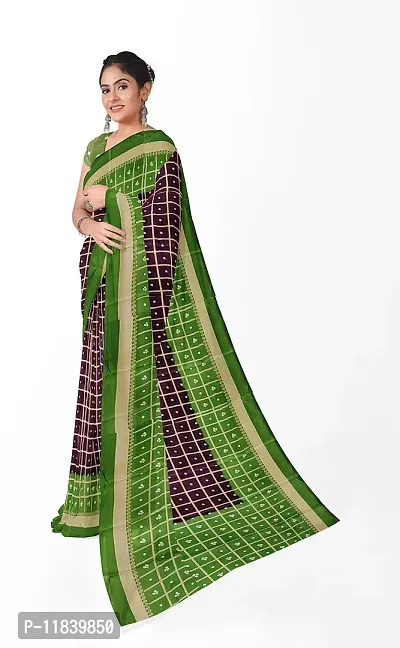 Beautiful Art Silk Saree with Blouse piece-thumb0