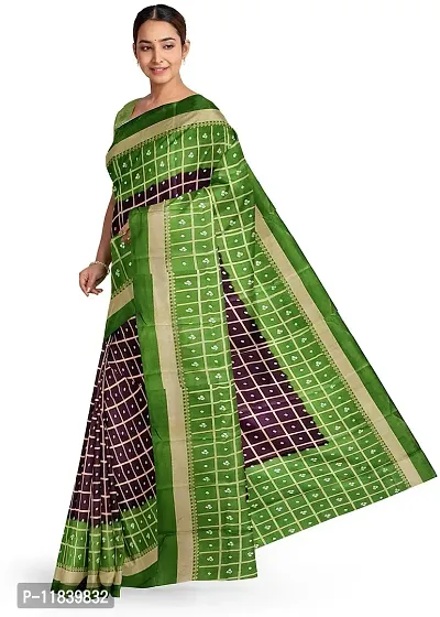 Beautiful Art Silk Saree with Blouse piece-thumb3