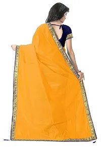 Beautiful Art Silk Saree with Blouse Piece-thumb1