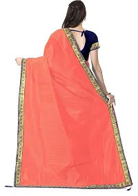 Beautiful Art Silk Saree with Blouse piece-thumb1