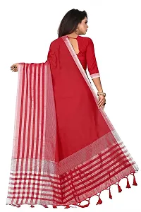 Beautiful Art Silk Saree with Blouse Piece-thumb1