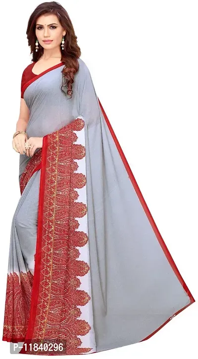 Beautiful Cotton Silk Saree with Blouse piece-thumb3