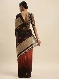 Beautiful Art Silk Saree with Blouse piece-thumb1