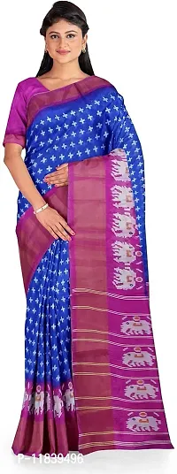 Beautiful Art Silk Saree with Blouse piece-thumb2